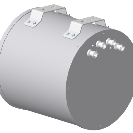 4-Port Dual Beam Lens Antenna