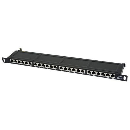 19Ã¢â‚¬Â³ Patch Panel CAT 5E 24 Port (Shielded)