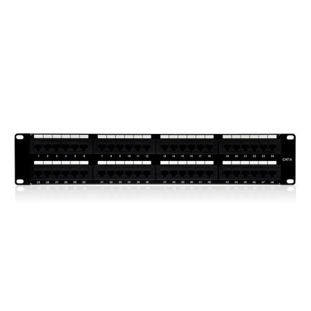 19Ã¢â‚¬Â³ Patch Panel CAT 6 48 Port (Unshielded)