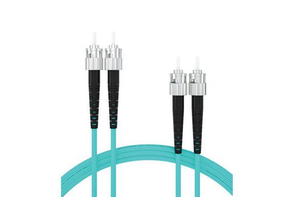 OM3 ST ST Multimode Duplex Fiber Patch Cable