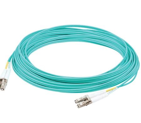 OM4 LC LC Multimode Duplex Fiber Patch Cable