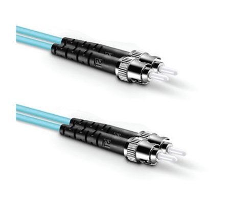 OM4 ST ST Multimode Duplex Fiber Patch Cable
